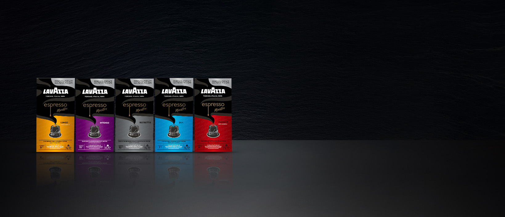 Lavazza Espresso Maestro-capsules die compatibel zijn met Nespresso